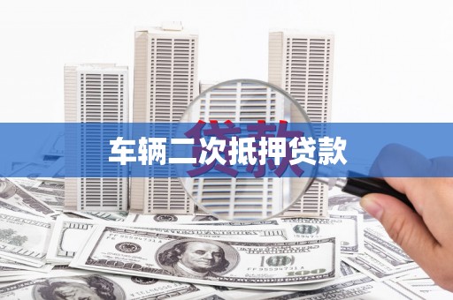 大城车辆二次抵押贷款