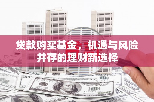 大城贷款购买基金，机遇与风险并存的理财新选择