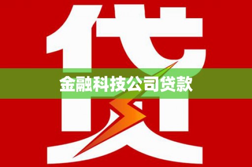 大城金融科技公司贷款