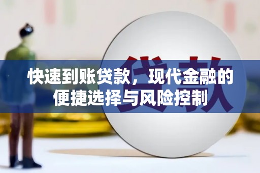大城快速到账贷款，现代金融的便捷选择与风险控制