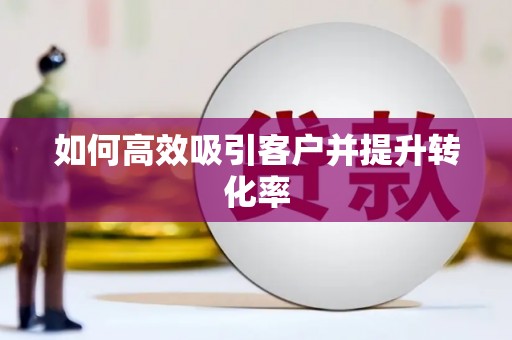 大城如何高效吸引客户并提升转化率