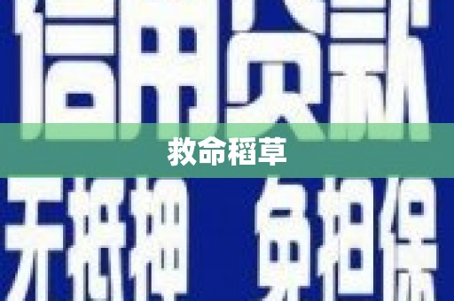 大城救命稻草