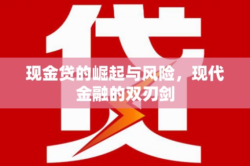 大城现金贷的崛起与风险，现代金融的双刃剑