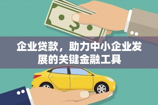 大城企业贷款，助力中小企业发展的关键金融工具