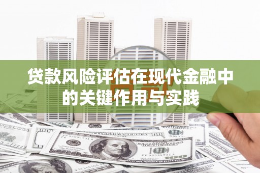 大城贷款风险评估在现代金融中的关键作用与实践