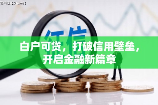 大城白户可贷，打破信用壁垒，开启金融新篇章