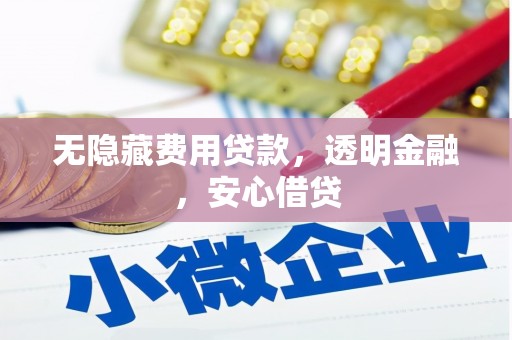 大城无隐藏费用贷款，透明金融，安心借贷