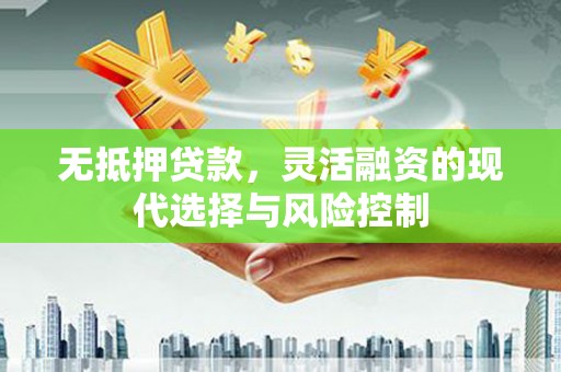 大城无抵押贷款，灵活融资的现代选择与风险控制