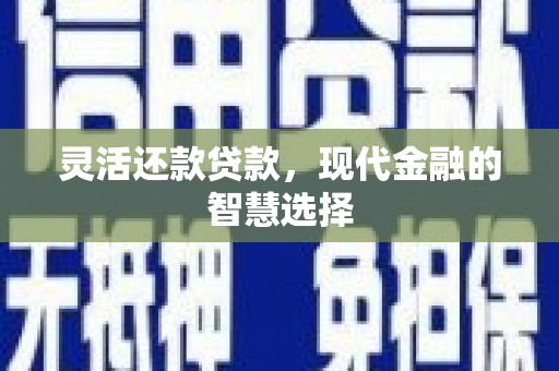 大城灵活还款贷款，现代金融的智慧选择