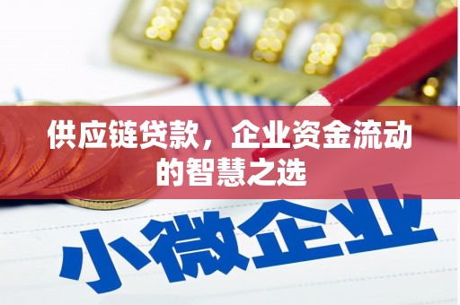 大城供应链贷款，企业资金流动的智慧之选