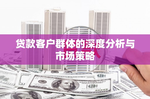 大城贷款客户群体的深度分析与市场策略