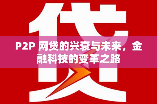 大城P2P 网贷的兴衰与未来，金融科技的变革之路