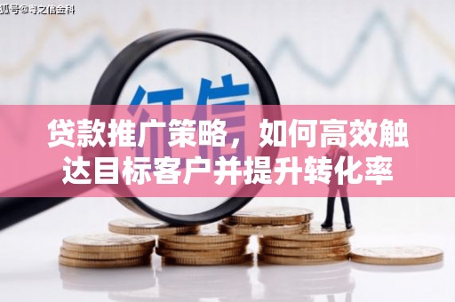 大城贷款推广策略，如何高效触达目标客户并提升转化率