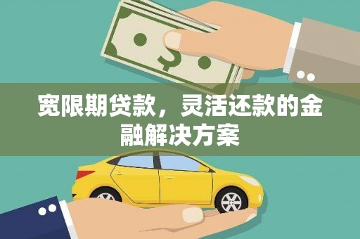 大城宽限期贷款，灵活还款的金融解决方案