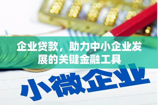 大城企业贷款，助力中小企业发展的关键金融工具