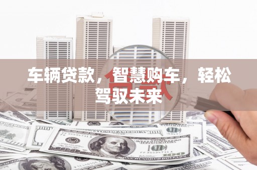 大城车辆贷款，智慧购车，轻松驾驭未来