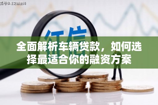 大城全面解析车辆贷款，如何选择最适合你的融资方案