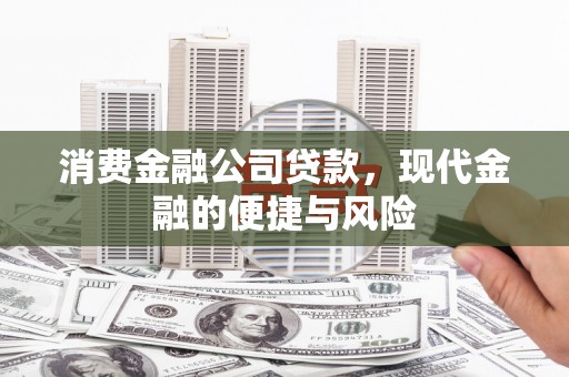 大城消费金融公司贷款，现代金融的便捷与风险