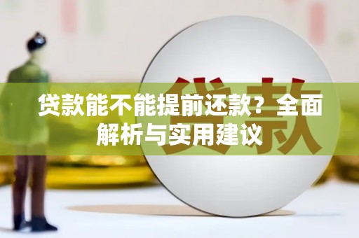 大城贷款能不能提前还款？全面解析与实用建议