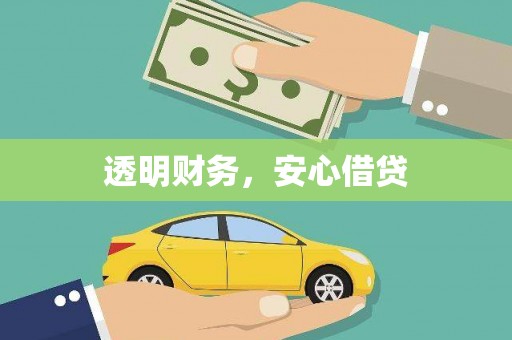 大城透明财务，安心借贷