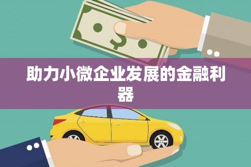大城助力小微企业发展的金融利器