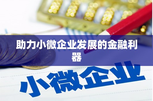 大城助力小微企业发展的金融利器