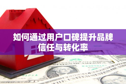 大城如何通过用户口碑提升品牌信任与转化率