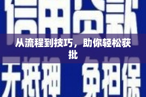 大城从流程到技巧，助你轻松获批