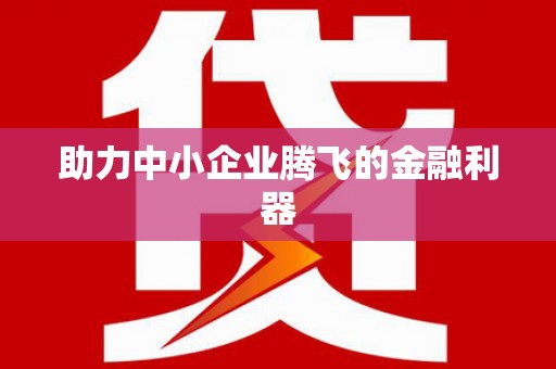 大城助力中小企业腾飞的金融利器