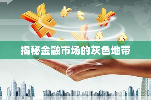 大城揭秘金融市场的灰色地带