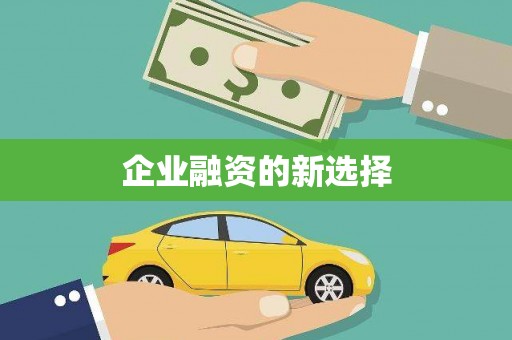 大城企业融资的新选择