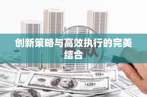 大城创新策略与高效执行的完美结合