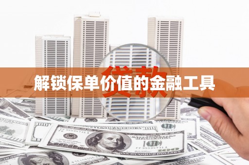 大城解锁保单价值的金融工具